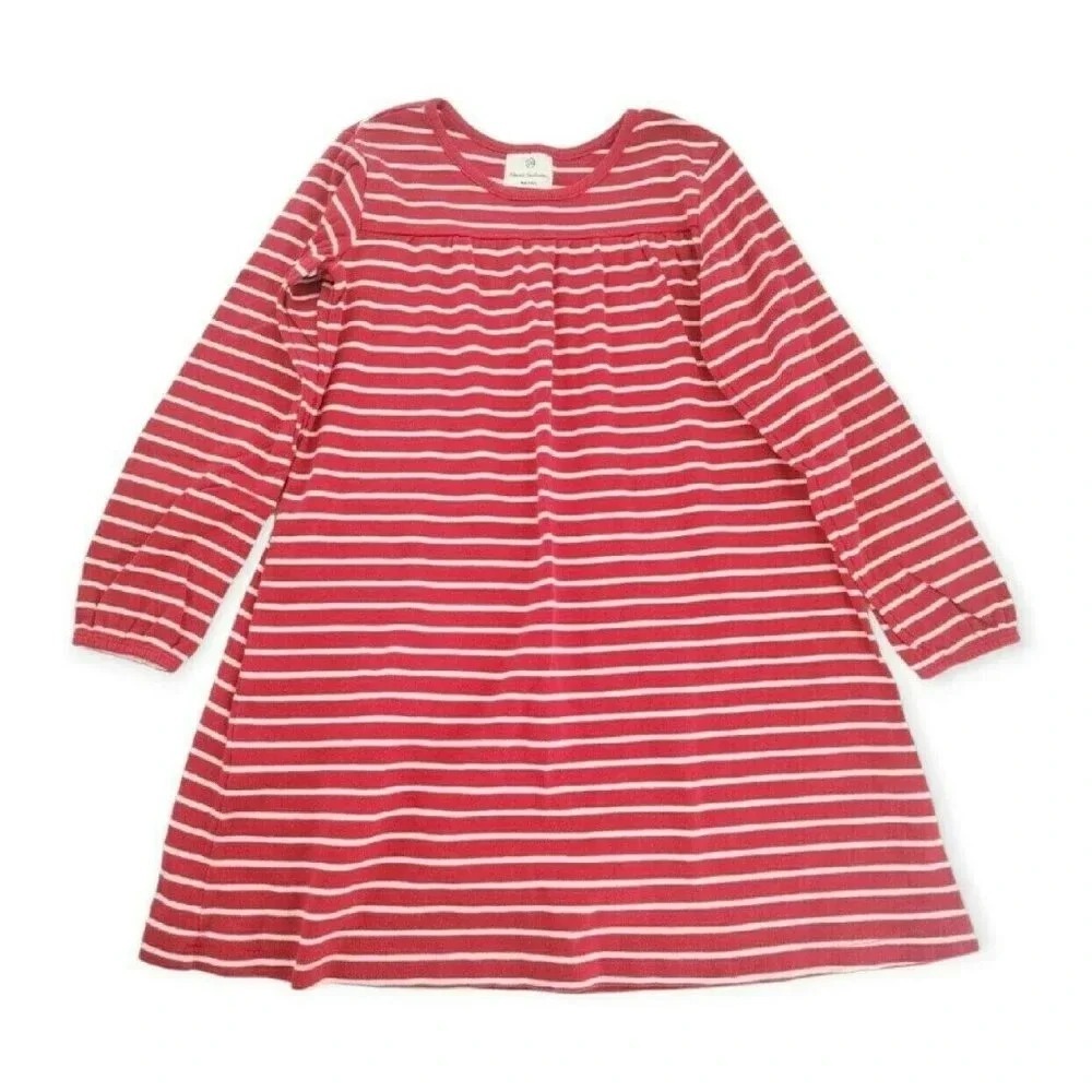 Hanna Andersson Day Play Dress Girls 10 EUC Long Sleeve Back to School